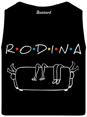 Rodina pánské tílko Black