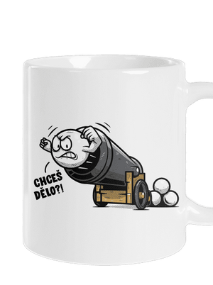 Chceš dělo? klasický hrnek White