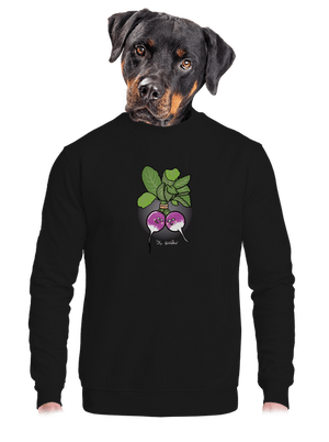 Ředkvičky ve svazku unisex mikina bez kapuce Black