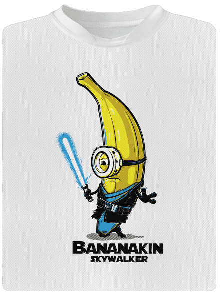Bananakin Skywalker pánské sportovní tričko White