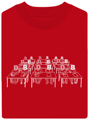 Cimrman: Debil, blbeček unisex mikina bez kapuce Red