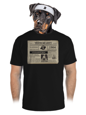 Věštecké listy pánské sportovní tričko Black