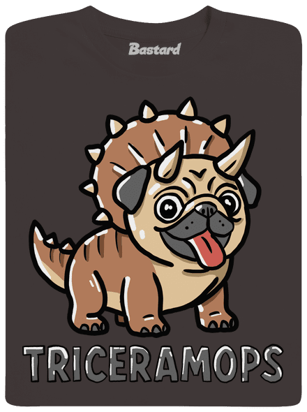 Triceramops pánské dlouhý rukáv Bear Brown