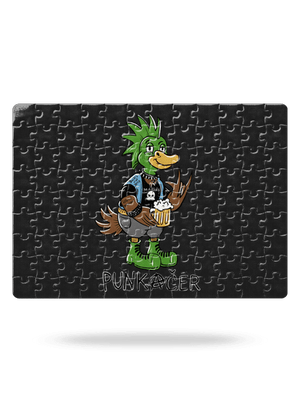 Punkačeří rodina puzzle White