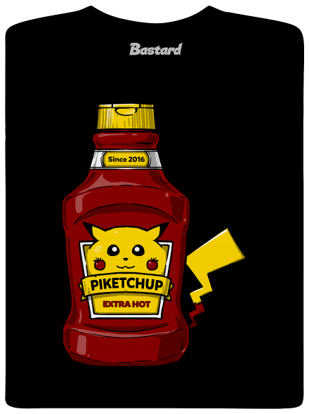 Piketchup pánské dlouhý rukáv Black