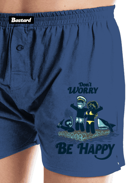Don't worry pánské trenky Blue