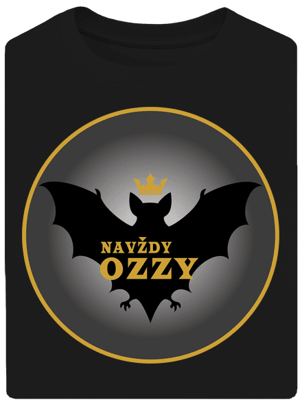 Navždy Ozzy unisex tričko oversized Black