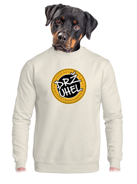 Drž úhel unisex mikina bez kapuce Off White