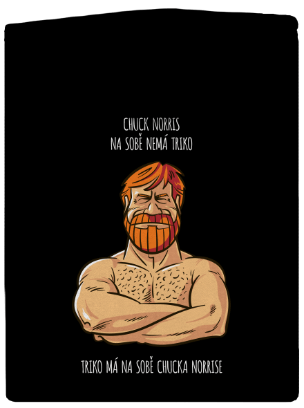 Chuck Norris dámská mikina na zip Black