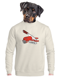 unisex mikina bez kapuce