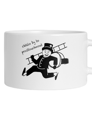 Kominíček hrnek makronka White