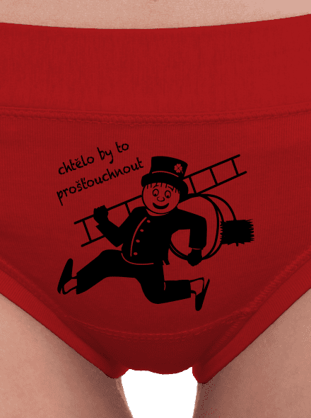 Kominíček dámské kalhotky Red Mal