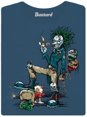 Evil Clown dámské tričko premium Petrol Blue