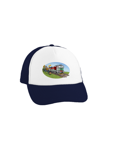 Šotouš na lovu kšiltovka truckerka French Navy cap