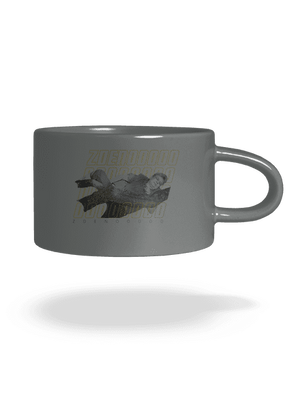 B18: Bába pod kořenem hrnek makronka Grey Macaron