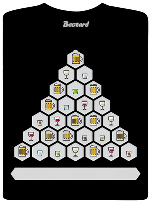 Obrázkový alko kvíz a fix pánské tričko Black