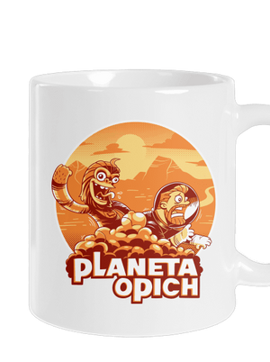 Planeta opich klasický hrnek White