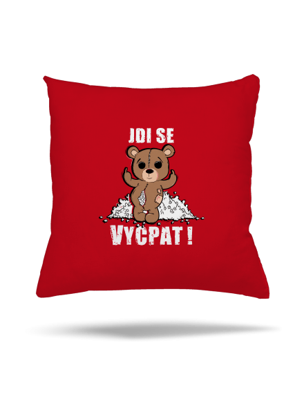 Jdi se vycpat polštář Red
