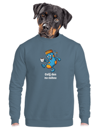 unisex mikina bez kapuce