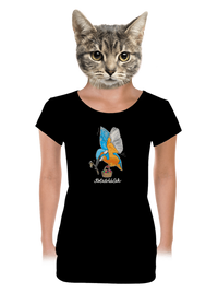 dámské tričko s lemem