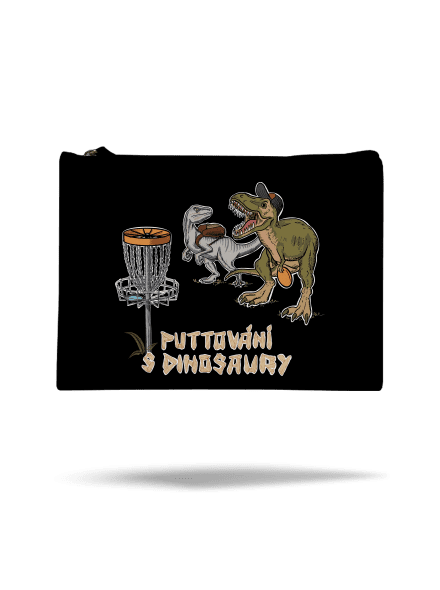 Puttování s dinosaury taštička Black