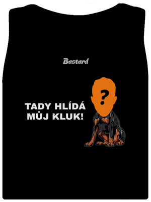 Tady hlídám já dámské tílko klasické Black