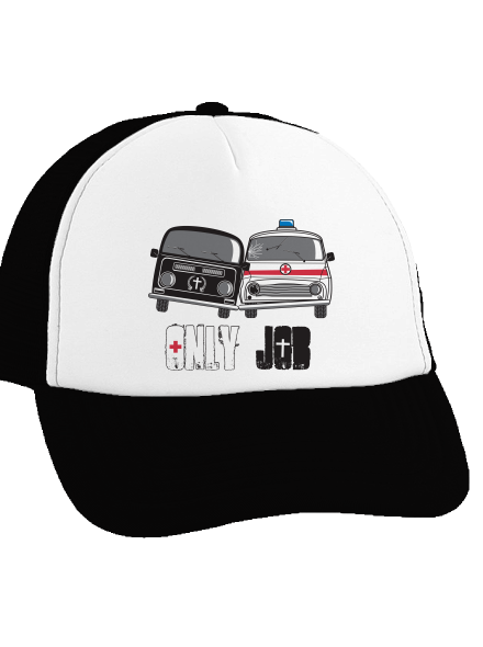 Konkurence kšiltovka truckerka Black cap