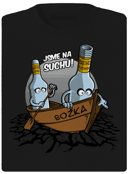 Na suchu dámské sportovní tričko Black