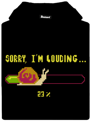 Louding dámská mikina klokanka Black