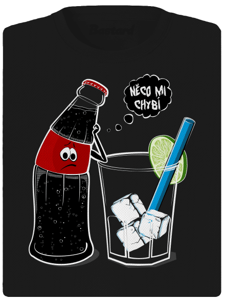 Rum a Cola dámské sportovní tričko Black
