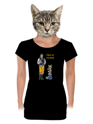 dámské tričko s lemem