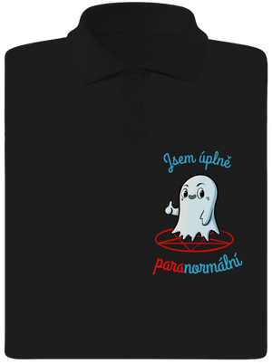 Jsem paranormální pánská polokošile Black