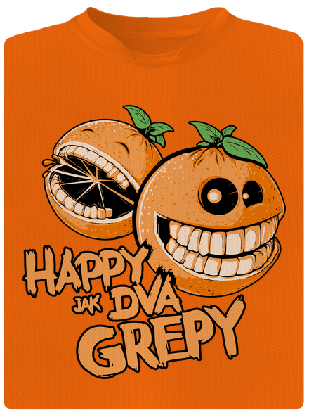 Happy grepy dětské sportovní tričko Neon Orange