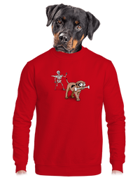 unisex mikina bez kapuce