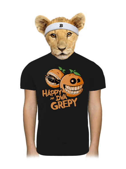 Happy grepy dětské sportovní tričko Black