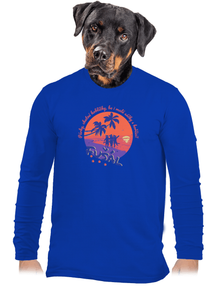 Fušál pánské dlouhý rukáv Royal Blue
