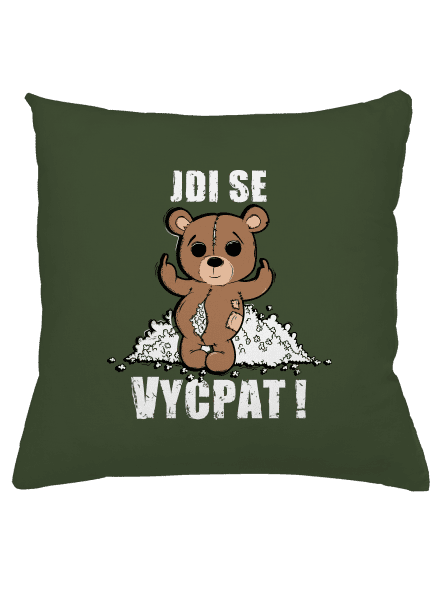 Jdi se vycpat polštář Olive Green