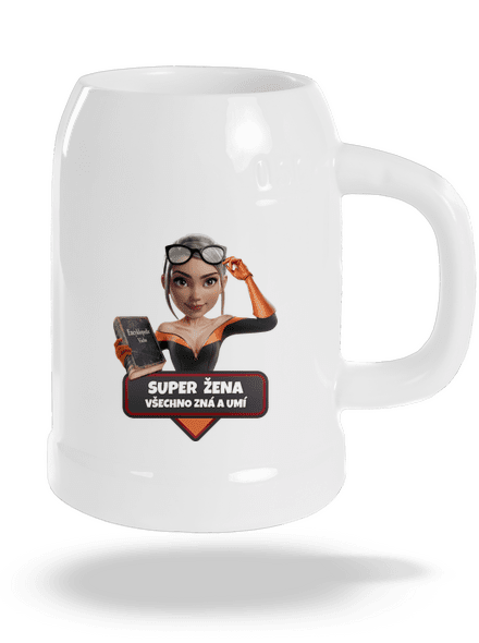 Super máma půllitr White
