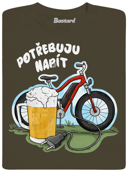 Potřebuju napít pánské dlouhý rukáv Urban Khaki