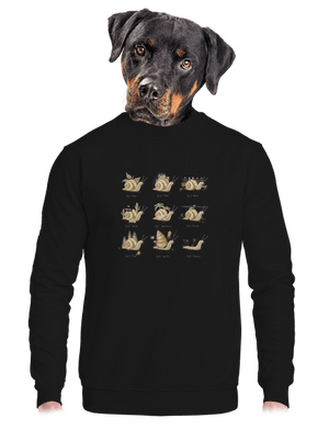 unisex mikina bez kapuce