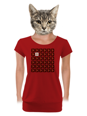 dámské tričko s lemem