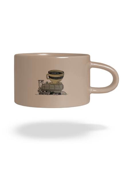 Orient expresso hrnek makronka Brown Macaron