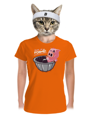 Ve formě dámské sportovní tričko Neon Orange