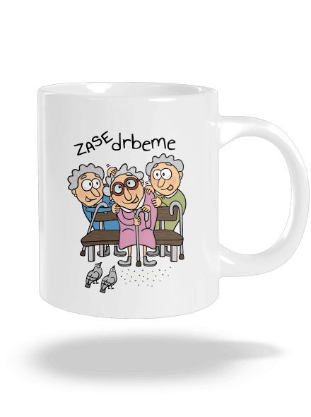 Zase drbeme velký hrnek White