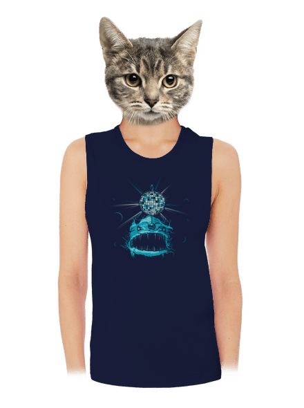 Mořský discoďas dámské tílko volné Navy