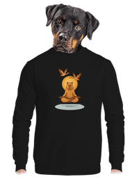 unisex mikina bez kapuce