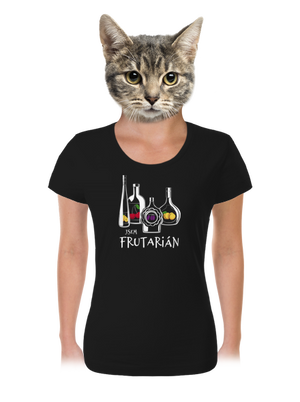 Frutarián dámské tričko Black