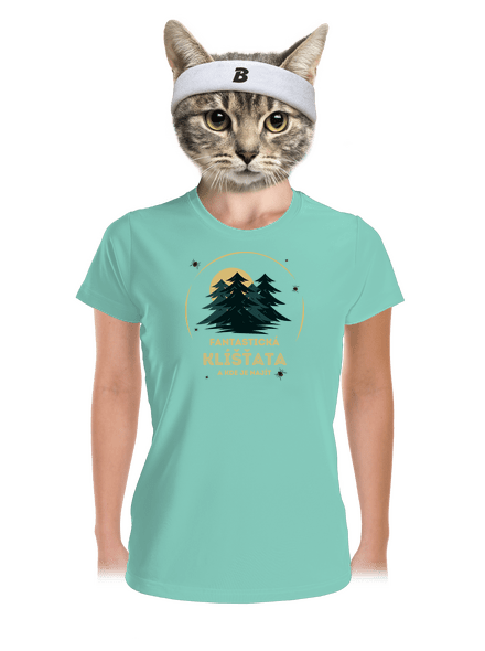 Fantastická klíšťata dámské sportovní tričko Mint Mal