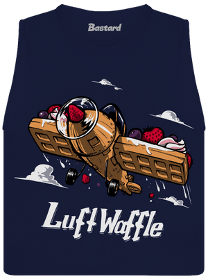 Luftwaffle dámské tílko volné Navy