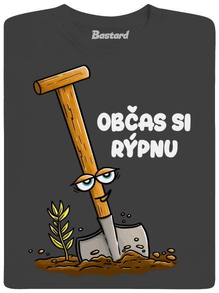 Občas si rýpnu pánské dlouhý rukáv Dark Grey